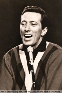 Andy Williams performed at the $12 million Moon River Theatre in Branson for 20 years.
