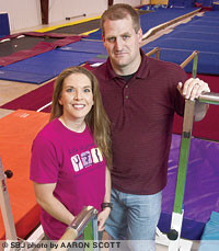 Erin and Steve Strobel, Dynamics Gymnastics