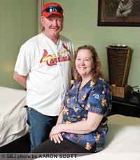 Frank and Angela Cash, Angie's Massage &amp; Wellness LLC