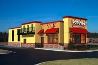 The building that was home to a Purple Burrito location at 1710 S. Glenstone Ave. recently was demolished to make way for a Popeyes Louisiana Kitchen franchise.Rendering provided by JARED ENTERPRISES