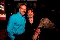 Jim Brickman and Jacquie Dowdy at an 'Intimate Evening With Jim Brickman' at The Tower Club on April 8Photo provided by JQH HOTELS