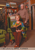 Kathy and Tom Ross bought Half-Price Books of the Ozarks in 2002 and believe, despite the growing number of e-book readers, that bookstores will remain viable.