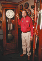 Bruce Peterson is in-store manager of Ozark Mountain Time Clock, which is on pace to meet 2010 sales expectations of $335,000.