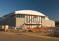 JQH Arena opened in November 2008. Construction on the $67 million arena, shown here on July 21, 2008, began late 2006.