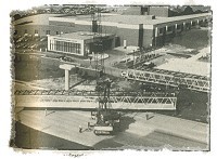 CoxHealth Medical Center South was built in 1985. Shown here is the construction of the walkway over National Avenue between Cox Plaza and the Medical Center taken from the June 11, 1990 SBJ issue.