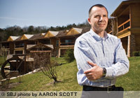 Welk Resort Branson General Manager Dathan Atchison says resort officials this year predict a 10 percent revenue increase. The vacation property includes the Timber Ridge lodge development, above, and 159 hotel rooms.