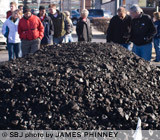 Seven tons of coal on the Drury University campus today would produce three hours of electricity for the school. Drury and Missouri State University are displaying coal today to encourage energy conservation.