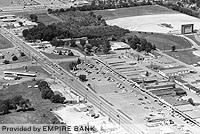 When Empire Bank opened in 1956, its location at Glenstone Avenue and Sunshine Street, seen in this photo circa late 1950s, marked the southeast corner of Springfield.