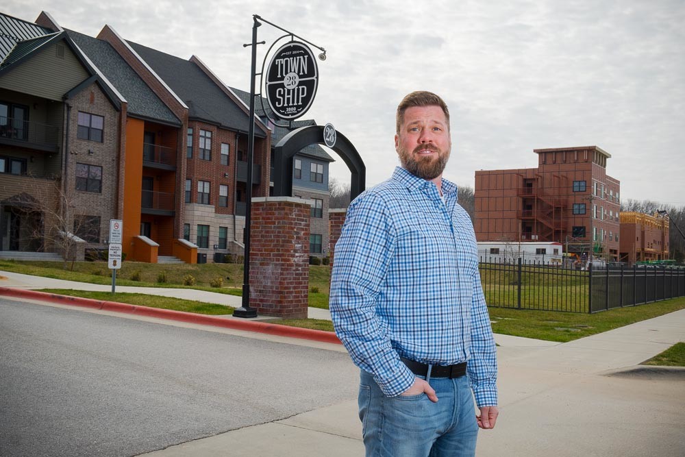TRENDSETTER: TLC Properties President Sam M. Coryell is credited with spearheading the Galloway redevelopment plan, a catapult for subsequent development in the neighborhood.