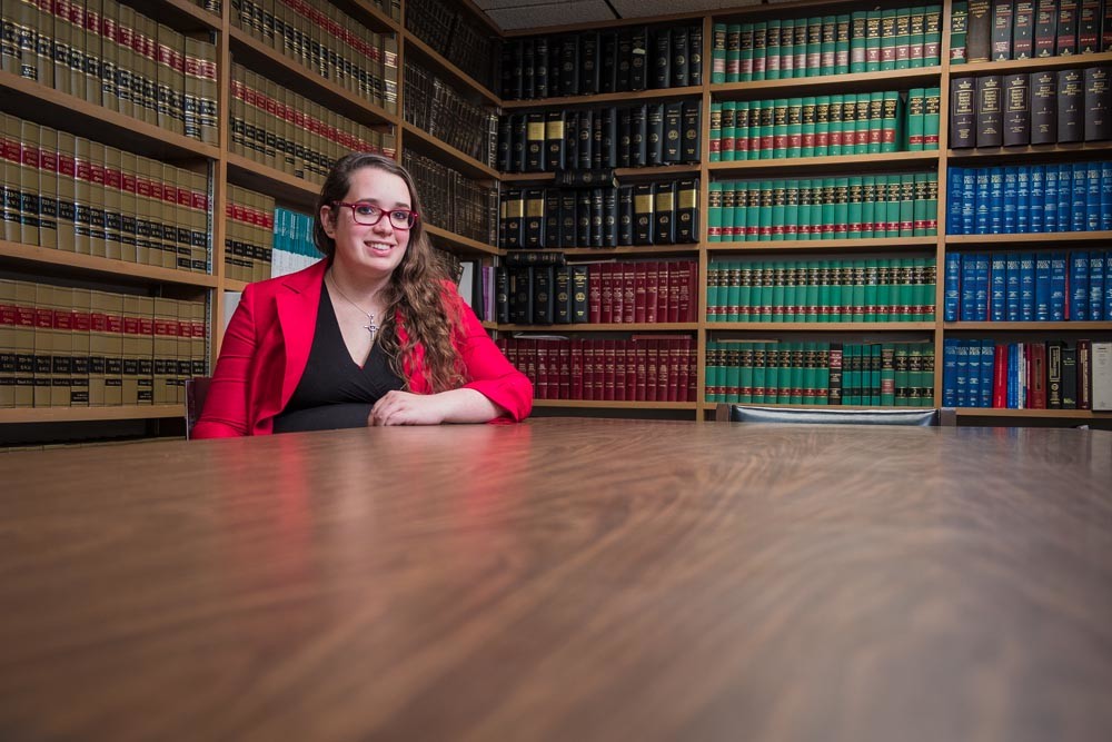 DEBT SCIENCE: Kate Trokey-Harris borrowed $100,000 to pay for tuition and living expenses for law school. She says it was worth the investment.