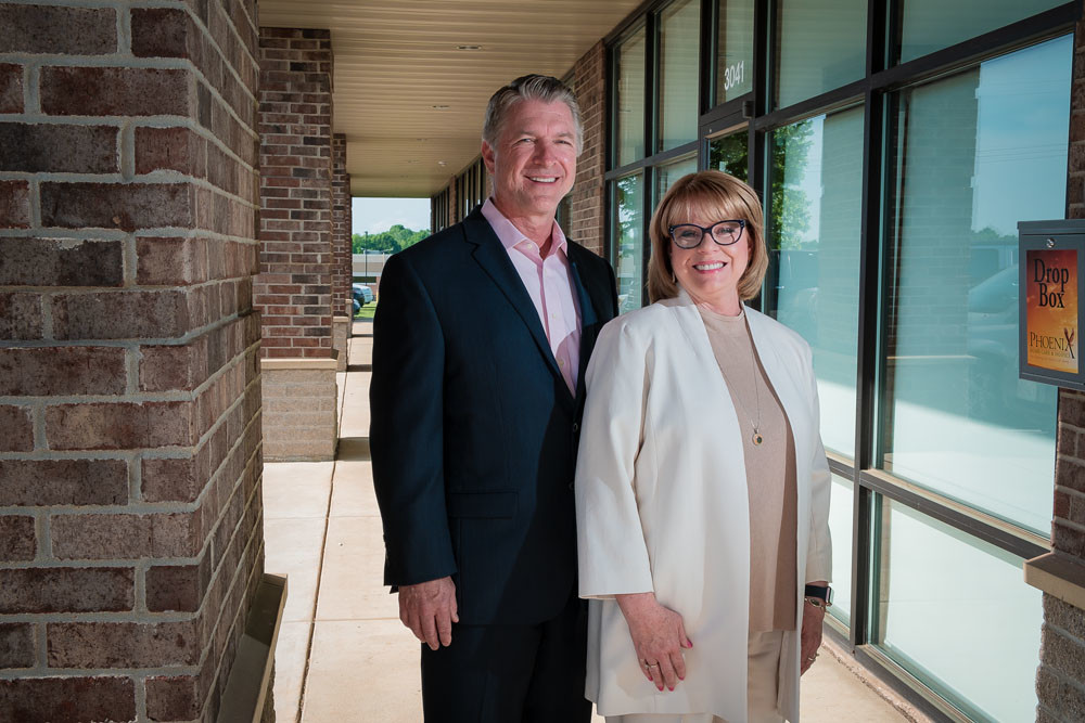 Phil Melugin, pictured with his wife Kim, says diversification and brand recognition play key roles at Phoenix Home Care Inc.