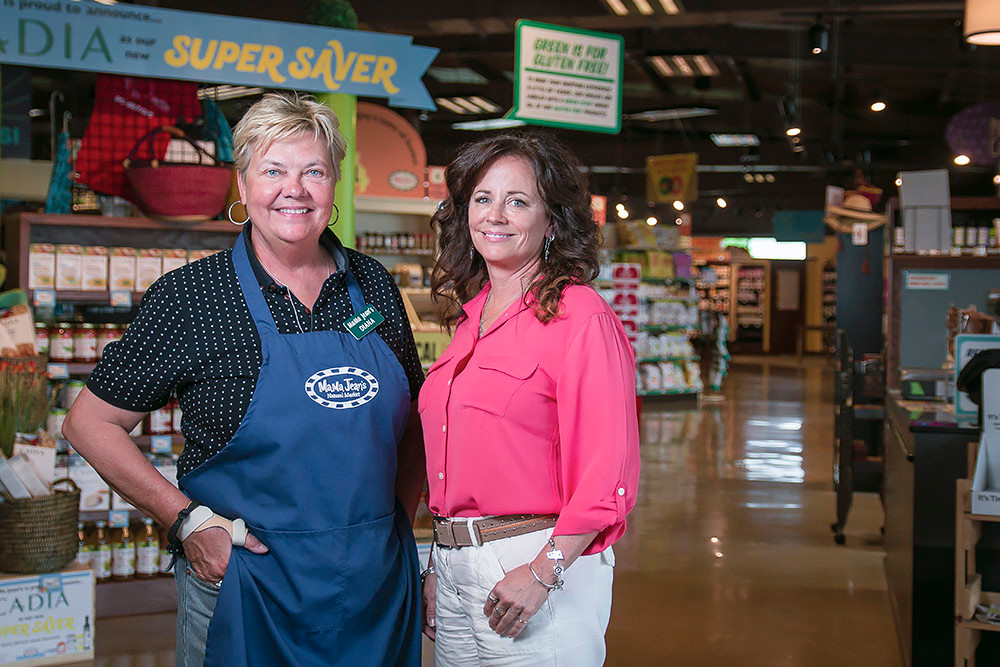 MaMa Jean’s Natural Foods Market, owned by Diana Hicks, left, and Susie Farbin, is the 2018 Retailer of the Year.