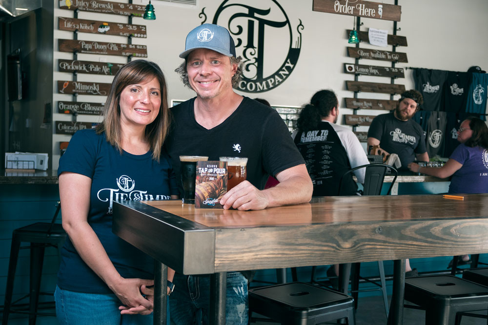 TAKE A TOUR: Tie & Timber owners Curtis Marshall and Jen Leonard say Springfield is becoming a beer destination, which the Ozarks Tap and Pour Craft Beverage Tour helps to highlight.