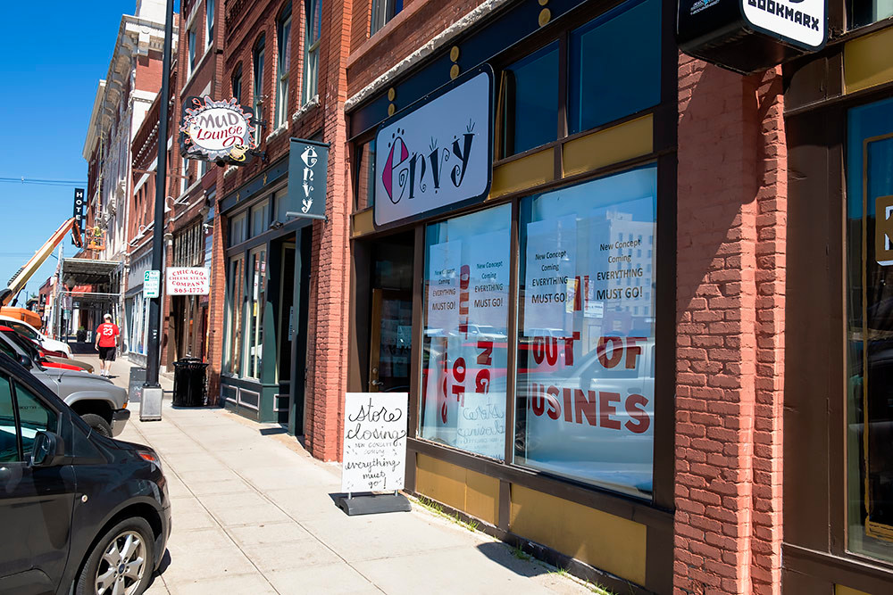 Envy Boutique’s Springfield store is closing after a liquidation sale.