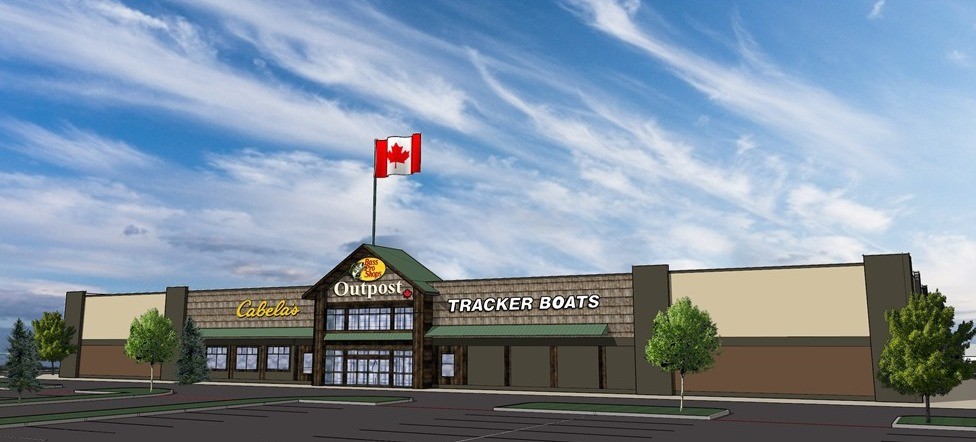 Bass Pro Shops’ new Outpost store in Canada will be the first to open since the company’s purchase of Cabela’s.