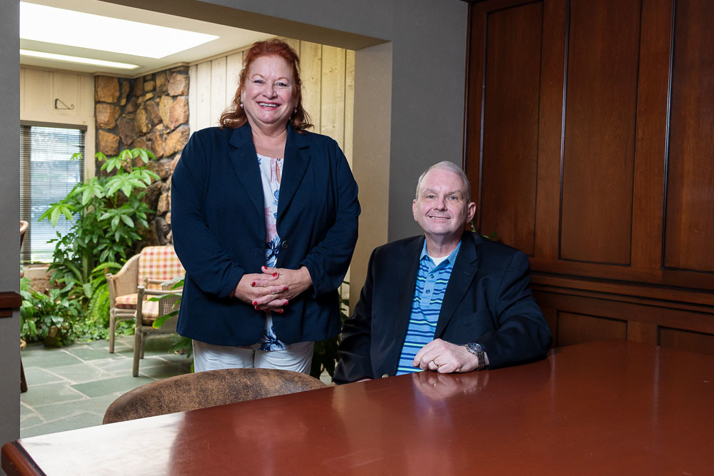 Janet Dankert, president and CEO, and Scott Reynolds, board president, lead Community Partnerships of the Ozarks, an organization which had 40,000 hours donated last year by volunteers.