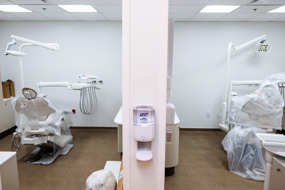 Dental Care
Multiple dental procedure areas are ready for future patients at the 92,000-square-foot facility on 5.6 acres in southwest Springfield.
