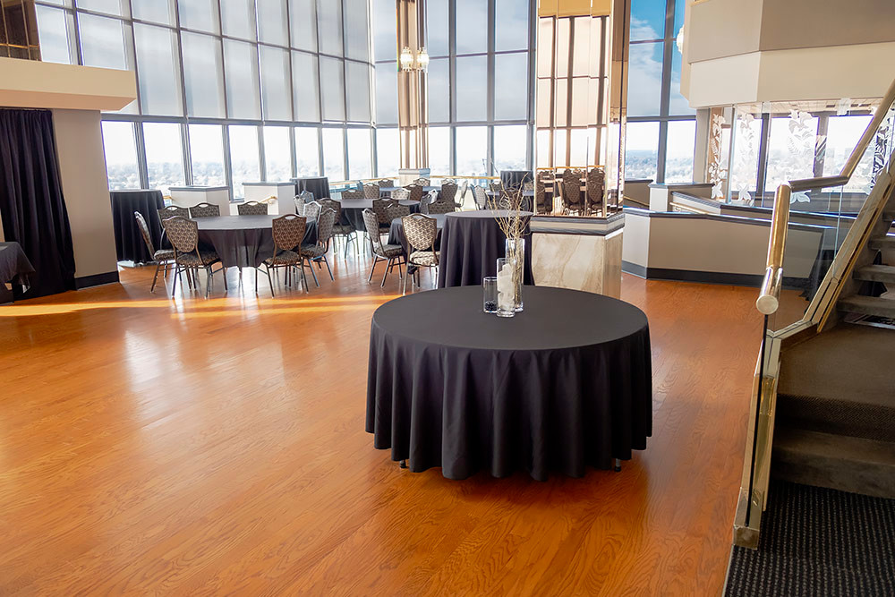 UP IN THE AIR: The JQH Tower Club has held recent events, but the current status of booking is unknown.