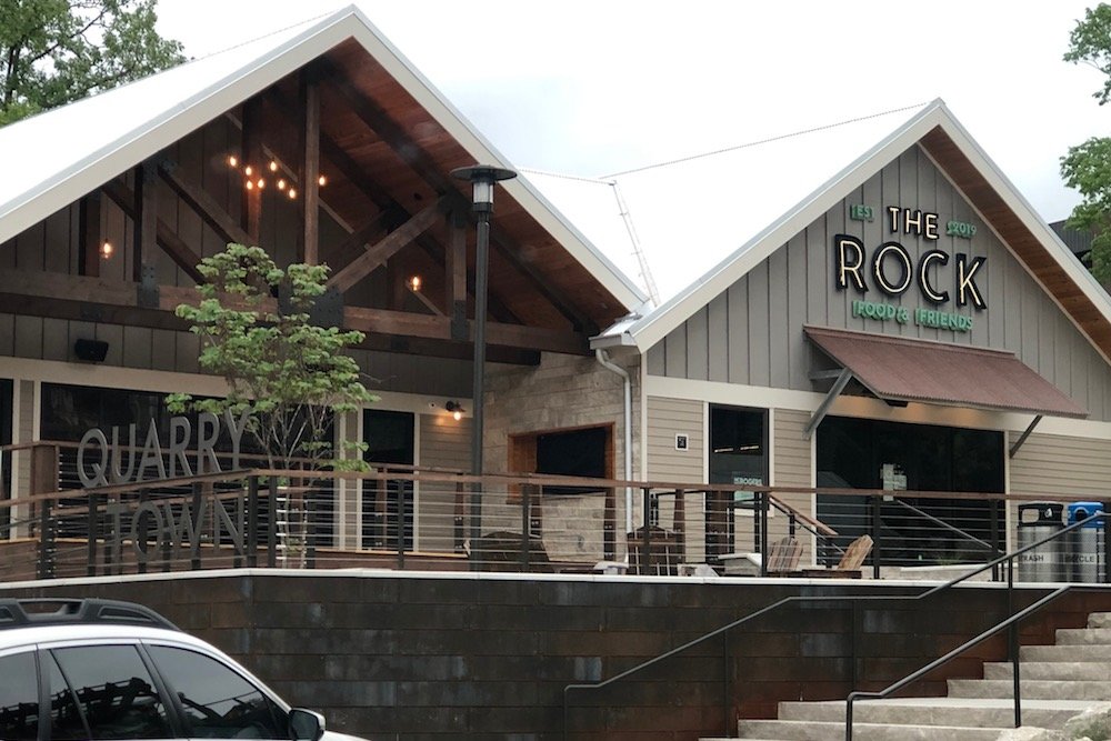 The Rock restaurant and bar is set to begin operations June 10 at the Quarry Town development.
