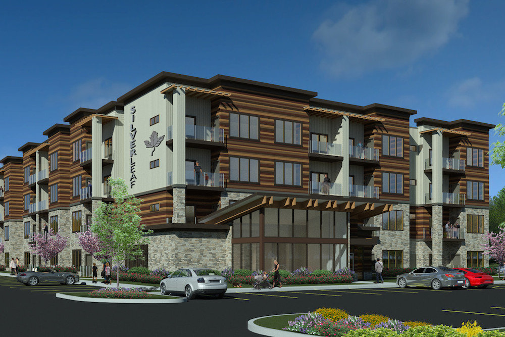 SilverLeaf Apartments is estimated to open in spring 2021.