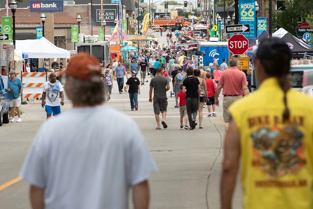 Tens of thousands of people attend the ninth annual Birthplace of Route 66 Festival.