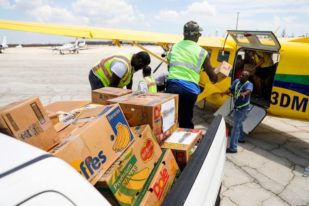 Convoy of Hope has delivered more than 20 planeloads of supplies to the Bahamas.
