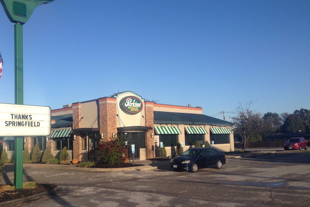 The Perkins Restaurant & Bakery on West Sunshine Street is no longer operational.