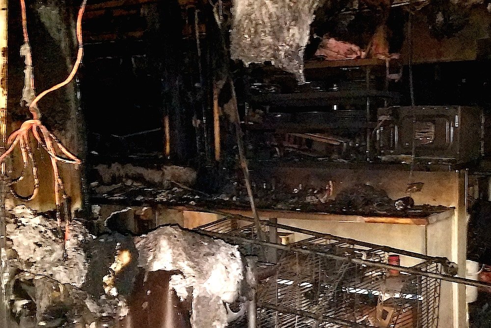 A summer fire damaged the restaurant’s kitchen.