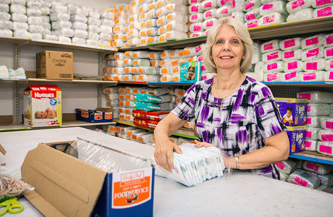 Diaper Bank of the Ozarks founder Jill Bright is the 2019 Humanitarian recipient. She’s pictured above for a 2016 Springfield Business Journal article.