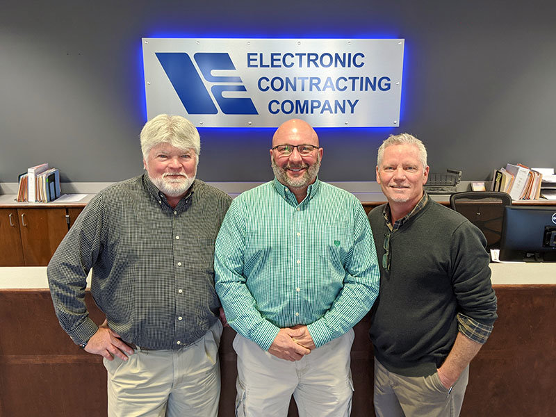 David Daehling, Sales Engineer (left); Habe Darr, Vice President of Operations (middle); John Cramer, Sales Engineer (right)