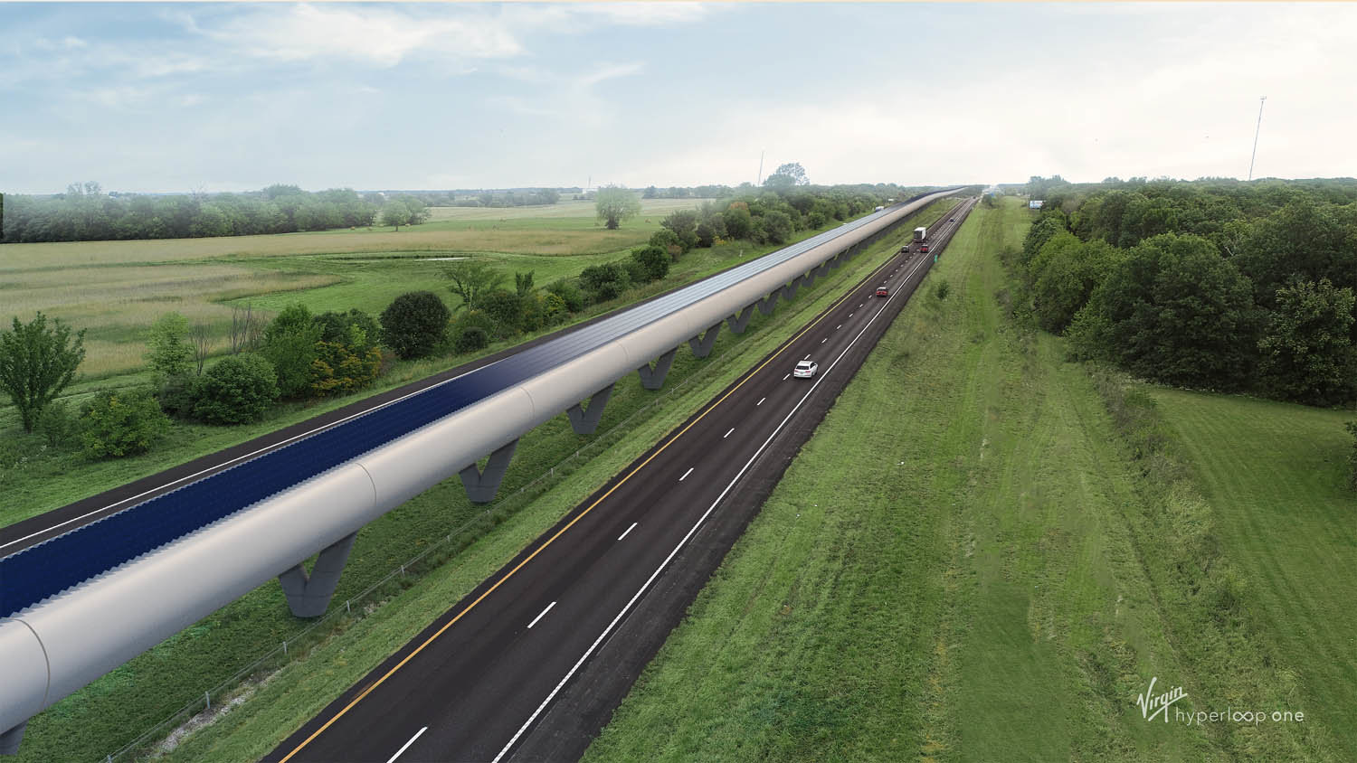 The proposed Missouri Hyperloop route would connect Kansas City, Columbia and St. Louis along the Interstate 70 corridor.