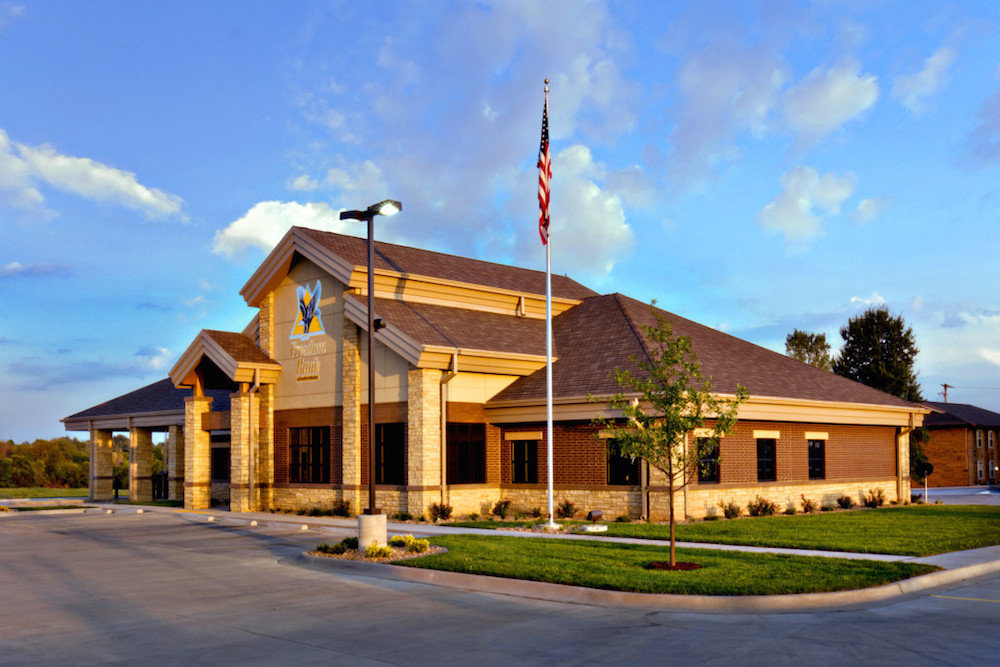 Freedom Bank of Southern Missouri currently has five branches, including its Willard location, above.