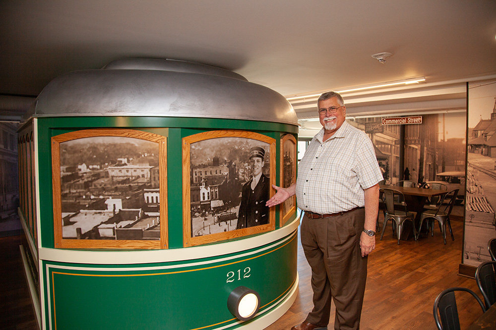 Executive Director John Sellars shows off the museum when it opened in August 2019.