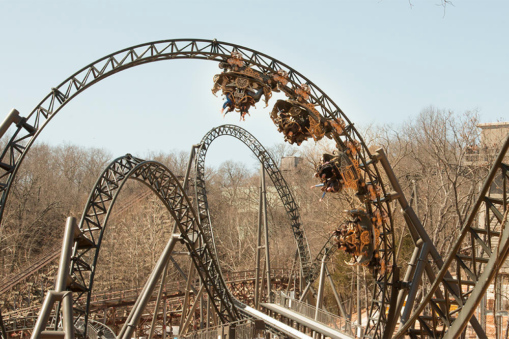 Silver Dollar City’s $26 million Time Traveler roller coaster is among $100 million in capital investments made during the 2010s.