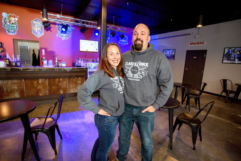 Ashley and Brent McGuire, Classic Rock Coffee Downtown