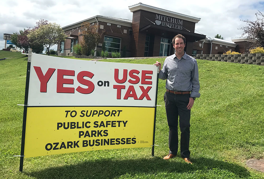 Mitchum Jewelers owner Randy Mitchum says the Ozark use tax would level the playing field for local businesses competing against online retailers.
