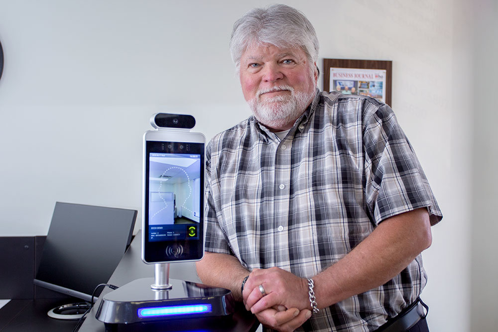 FEVER READER: Electronic Contracting Co. introduced temperature scanning technology in response to changing needs amid the coronavirus pandemic. It has since sold a dozen devices nationwide, though none in the Springfield area, says local manager David Daehling.