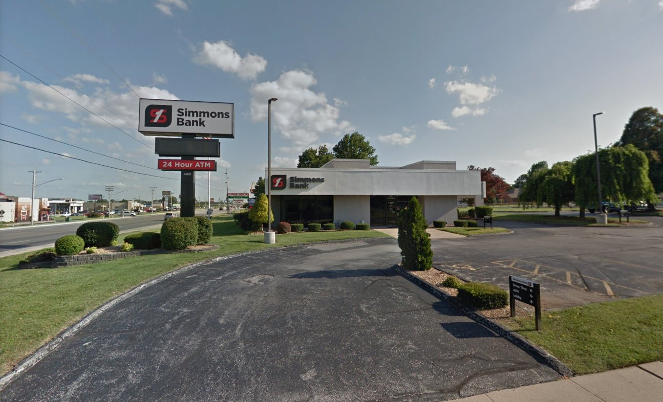 Simmons Bank’s Springfield branch at 4021 S. Campbell Ave. is scheduled to close Oct. 9.