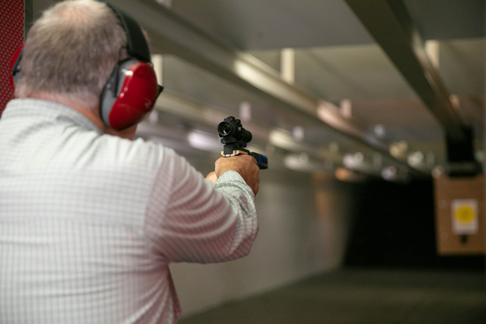 READY, AIM: The owners at Sound of Freedom USA say gun range rentals are up 20% this year, citing increased anxiety over recent current events.
