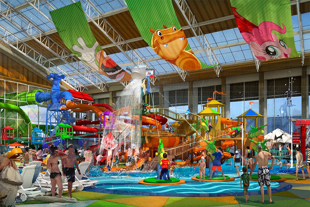 The indoor waterpark at Imagine Resorts Hollister will span 100,000 square feet.