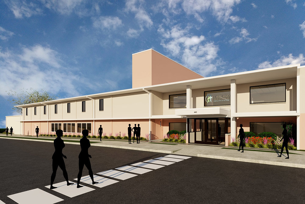Ireland Architects’ recent projects include a renovation and addition to Lakeland Behavioral Health System.