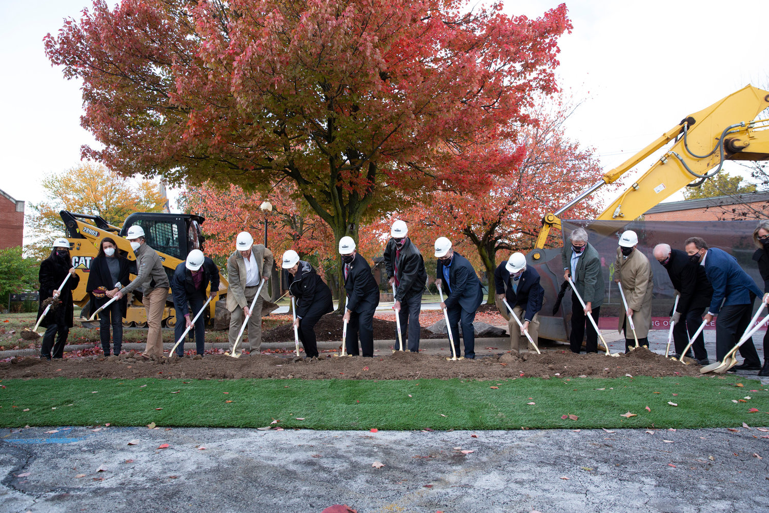 Officials break ground Oct. 29 on the $27 million project.