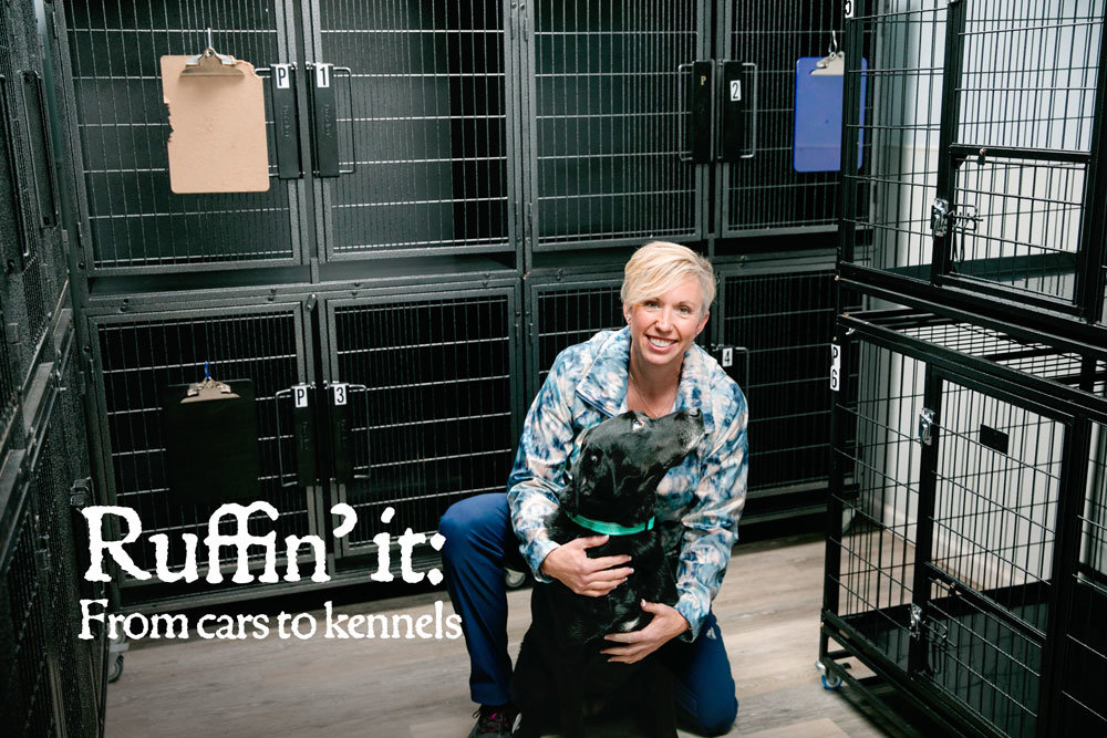 CANINE COMPANION: Misti Fry's Side Kick Dog Training produces more than $500,000 in annual revenue providing services for dogs.