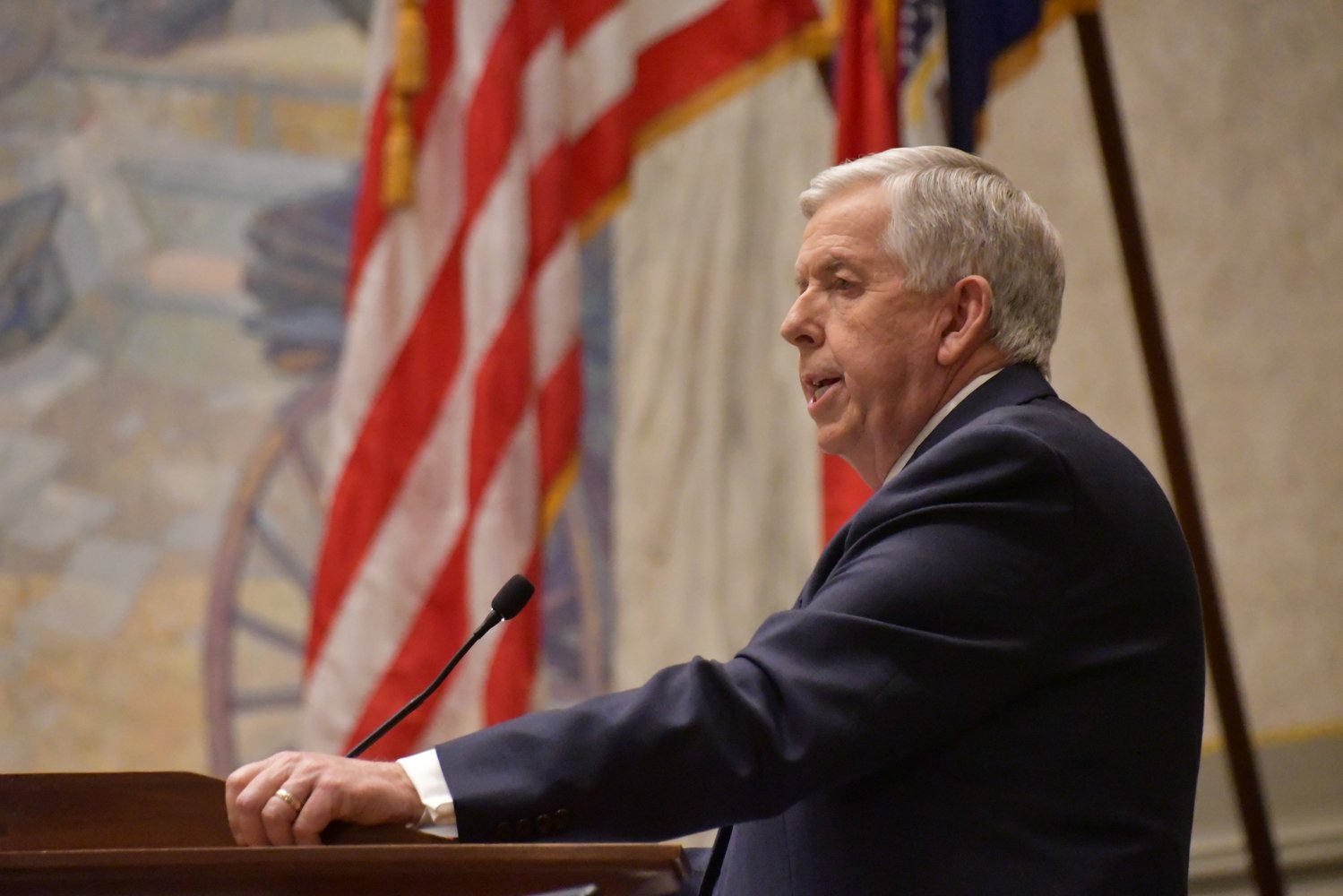 Gov. Mike Parson focuses on upcoming priorities such as workforce development during the State of the State address.
