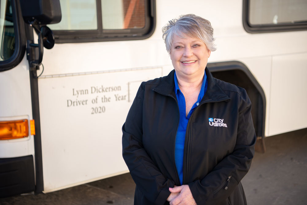 TOP DRIVER
City Utilities of Springfield’s Lynn Dickerson is the 2020 Transit Driver of the Year, named by her peers. Dickerson has served for the past six years as a transit operator for CU. The formal award presentation has yet to be scheduled.