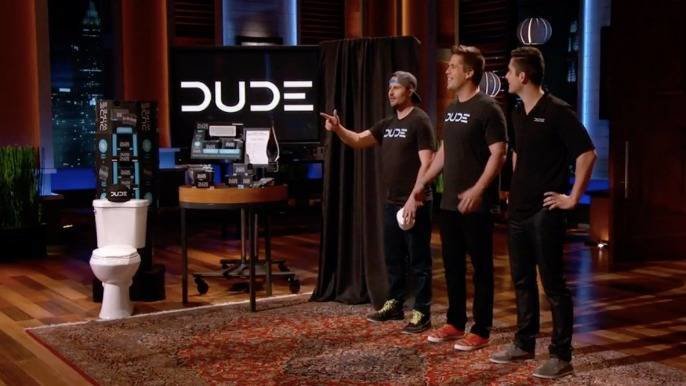 Dude Wipes appears on television show "Shark Tank."