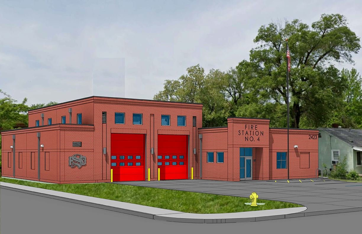 Fire Station 4 is slated for completion in spring 2022.
