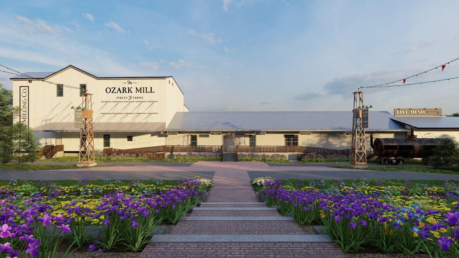 The Ozark Mill is being redeveloped into a restaurant and event space.