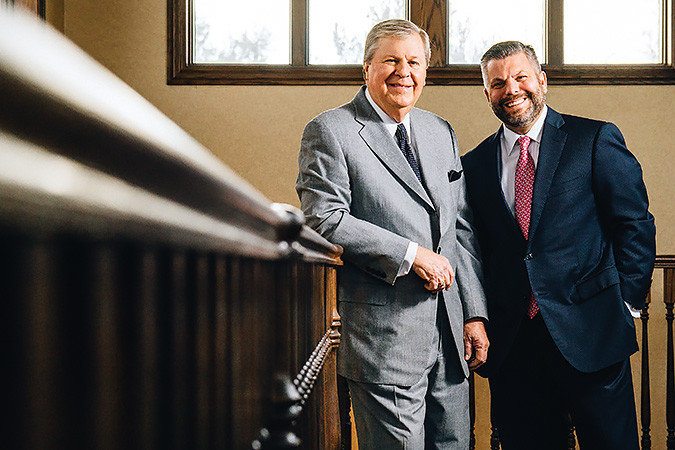 Dee Wampler, left, operated his firm in partnership with Joseph Passanise.