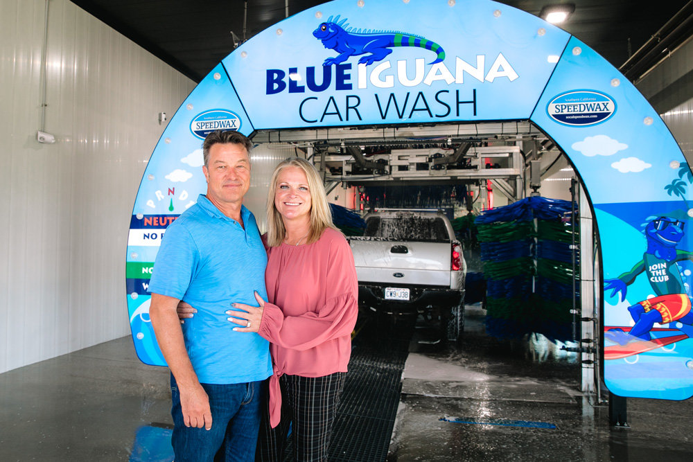 Greg and Robin Byler's newest car wash is on West Chestnut Expressway.